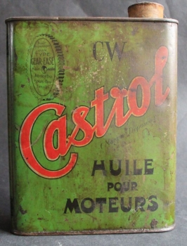 Castrol Oilcan 1938 "Huile pour Moteurs" 1 litre (8182)